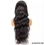 Ready To Go   HD Lace Front Wigs Glueless Put-on Go Body Wave Wig Blend Human Hair Transparent Lace Color