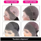 Ready To Go   HD Lace Front Wigs Glueless Put-on Go Body Wave Wig Blend Human Hair Transparent Lace Color